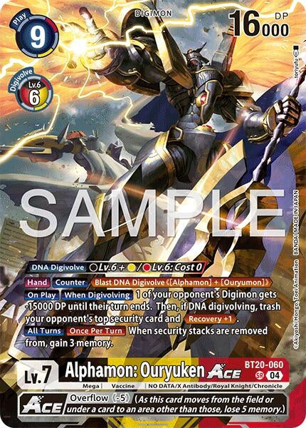 Image for Alphamon: Ouryuken ACE - Digimon Card Game