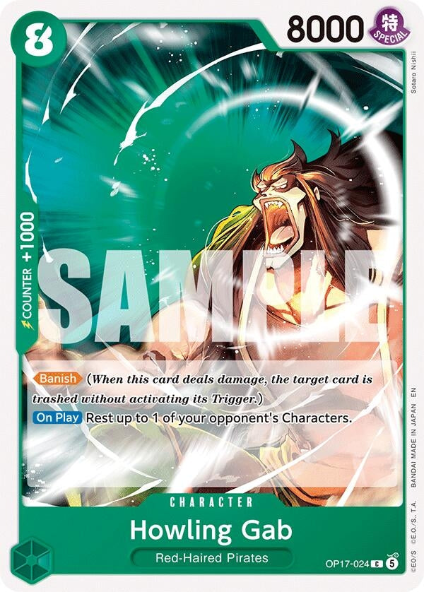 Image for Howling Grab - One Piece Card Game
