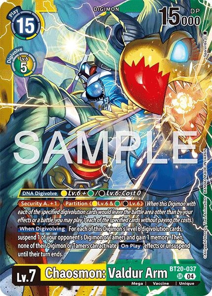 Image for Chaosmon: Valdur Arm - Digimon Card Game