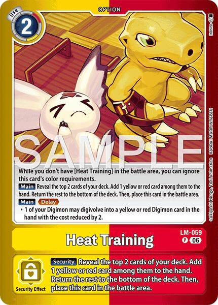 Image for Heat Training - Digimon Card Game