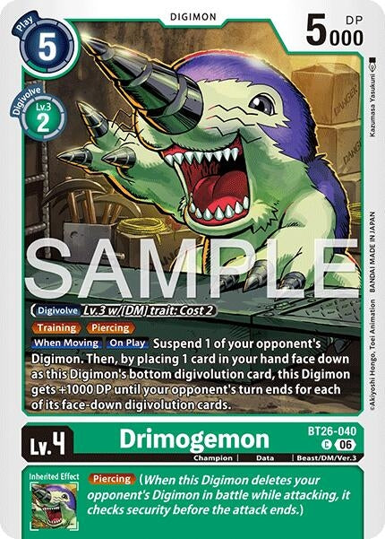 Image for Drimogemon - Digimon Card Game