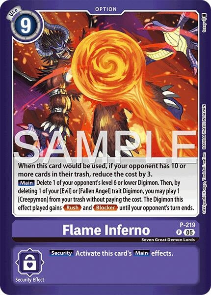 Image for Flame Inferno - Digimon Card Game