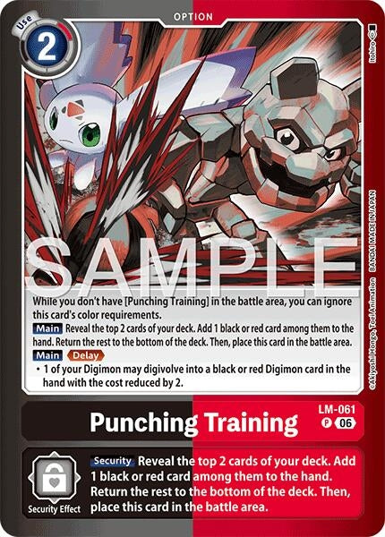 Image for Punching Training - Digimon Card Game