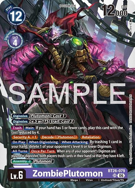 Image for ZombiePlutomon - Digimon Card Game