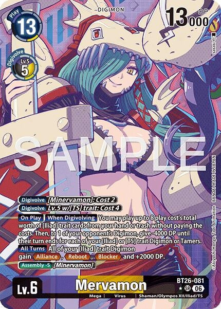 Image for Mervamon (Alternate Art) - Digimon Card Game