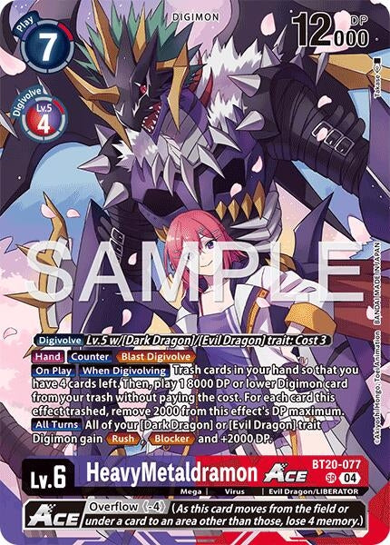 Image for HeavyMetaldramon ACE - Digimon Card Game
