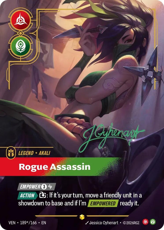 Image for Akali, Rogue Assassin (Signature) - Riftbound: League of Legends Trading Card Game