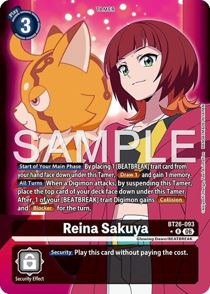 Image for Reina Sakuya (Alternate Art) - Digimon Card Game