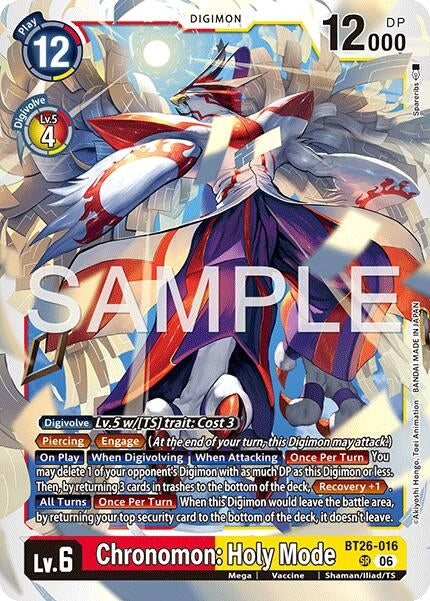 Image for Chronomon: Holy Mode - Digimon Card Game