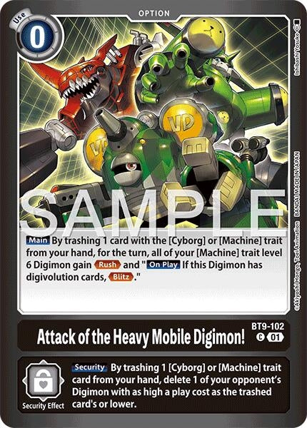 Image for Attack of the Heavy Mobile Digimon! - Digimon Card Game