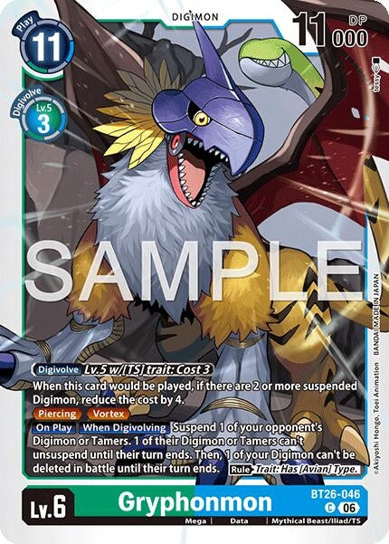 Image for Gryphonmon - Digimon Card Game
