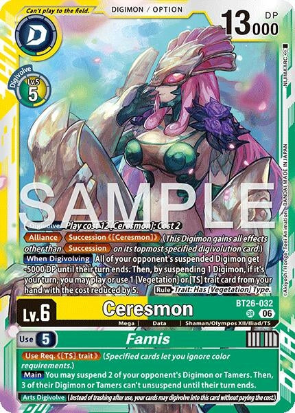 Image for Ceresmon // Famis - Digimon Card Game