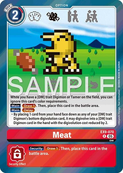 Image for Meat - Digimon Card Game