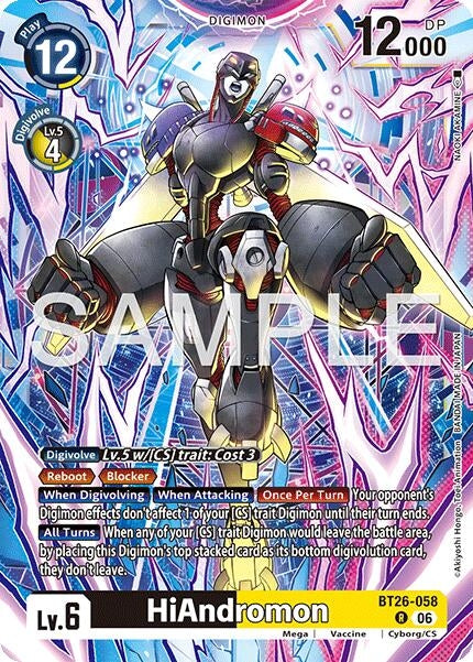 Image for HiAndromon - Digimon Card Game