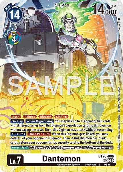 Image for Dantemon - Digimon Card Game