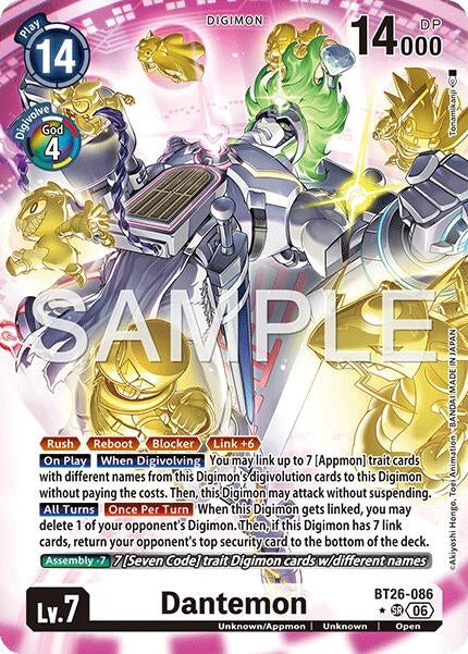 Image for Dantemon (Alternate Art) - Digimon Card Game
