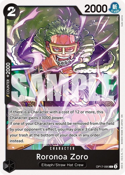 Image for Roronoa Zoro (095) - One Piece Card Game