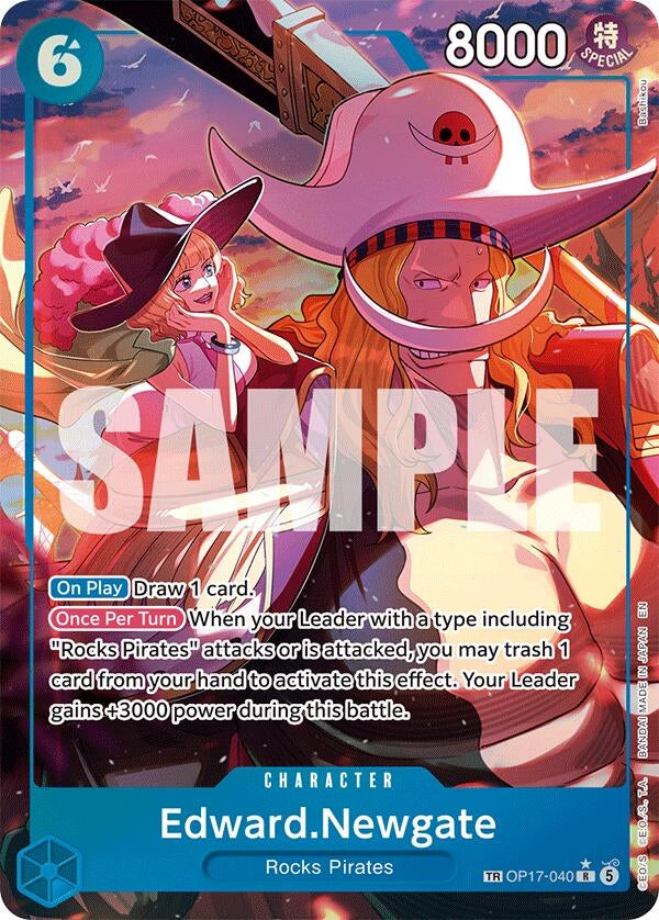 Image for Edward.Newgate (040) (TR) - One Piece Card Game