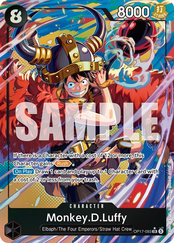 Image for Monkey.D.Luffy (093) (Alternate Art) - One Piece Card Game