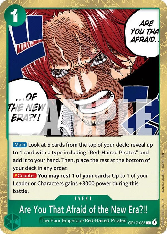 Image for Are You That Afraid of the New Era?! - One Piece Card Game