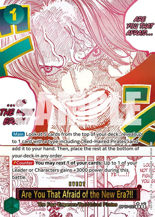 Image for Are You That Afraid of the New Era?! (Alternate Art) - One Piece Card Game