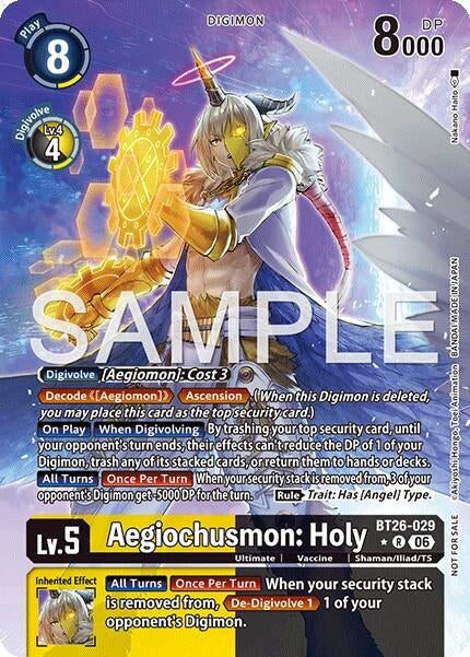 Image for Aegiochusmon: Holy (Alternate Art) - Digimon Card Game