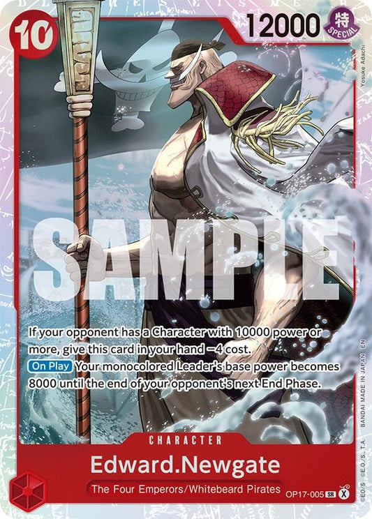 Image for Edward.Newgate (005) - One Piece Card Game