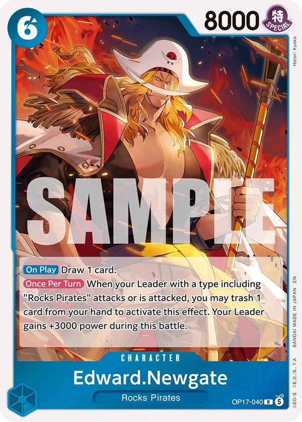 Image for Edward.Newgate (040) - One Piece Card Game