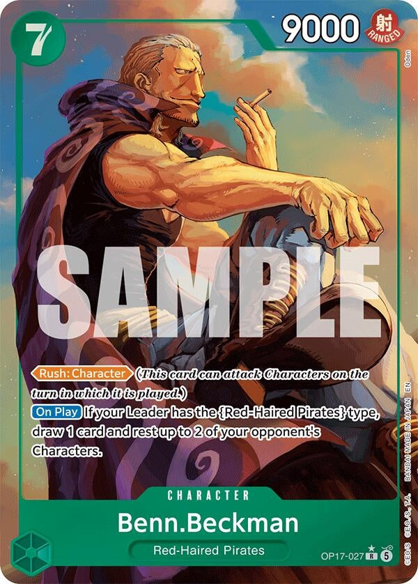 Image for Benn.Beckman (Alternate Art) - One Piece Card Game