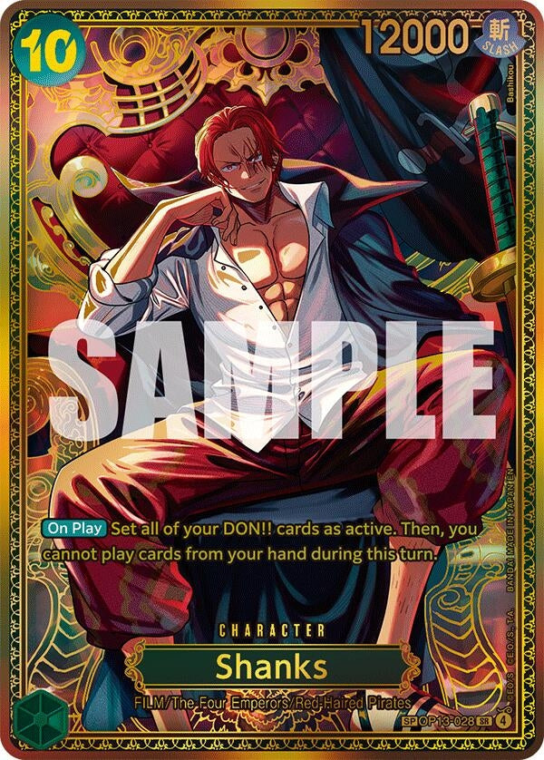 Image for Shanks (OP13-028) (SP) - One Piece Card Game