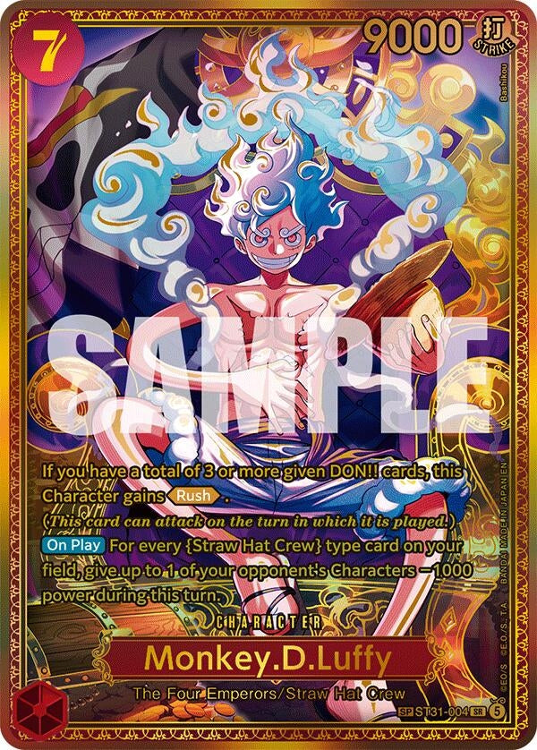 Image for Monkey.D.Luffy (ST31-004) (SP) - One Piece Card Game