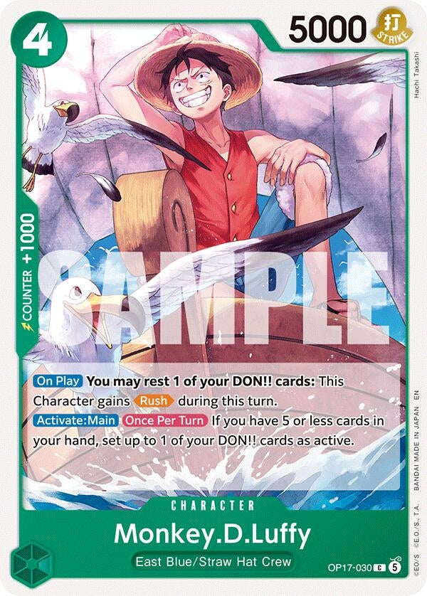 Image for Monkey.D.Luffy (030) - One Piece Card Game