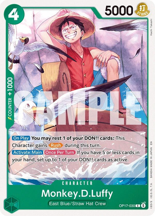Image for Monkey.D.Luffy (030) - One Piece Card Game
