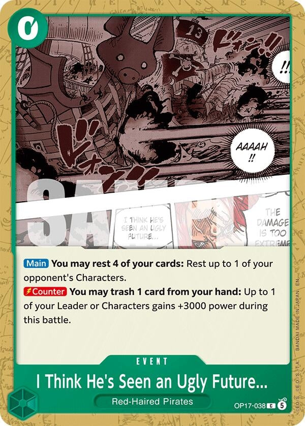 Image for I Think He's Seen an Ugly Future... - One Piece Card Game