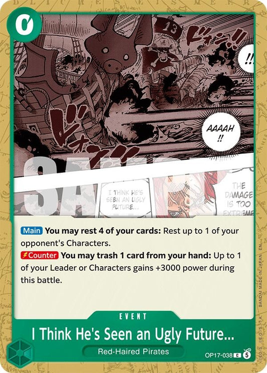 Image for I Think He's Seen an Ugly Future... - One Piece Card Game
