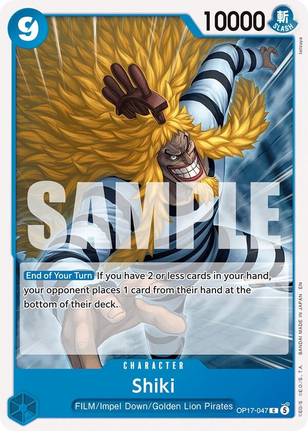 Image for Shiki (047) - One Piece Card Game