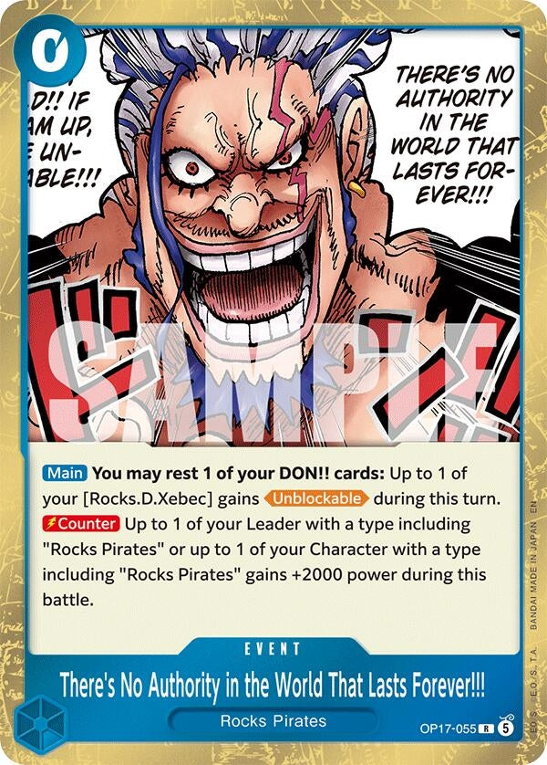 Image for There's No Authority in the World That Lasts Forever!!! - One Piece Card Game