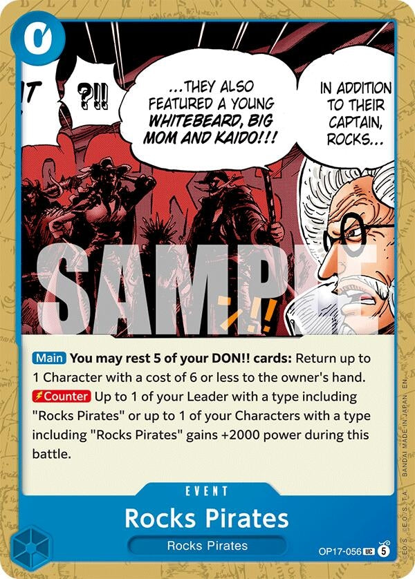 Image for Rocks Pirates - One Piece Card Game