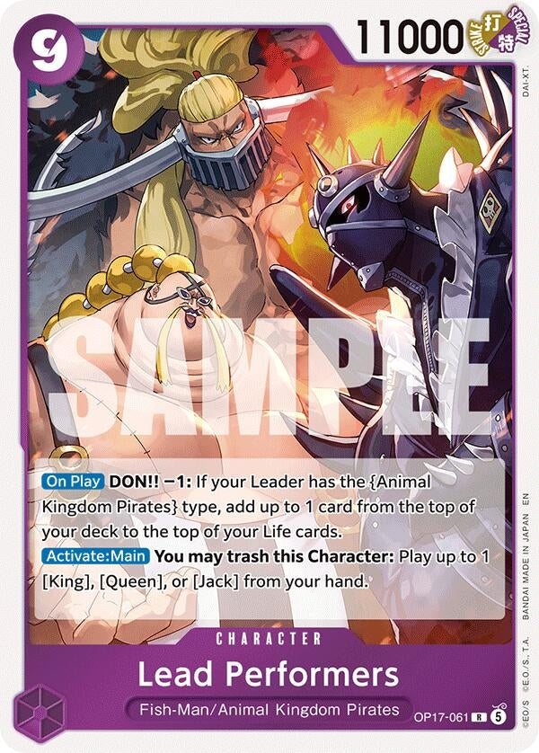 Image for Lead Performers - One Piece Card Game