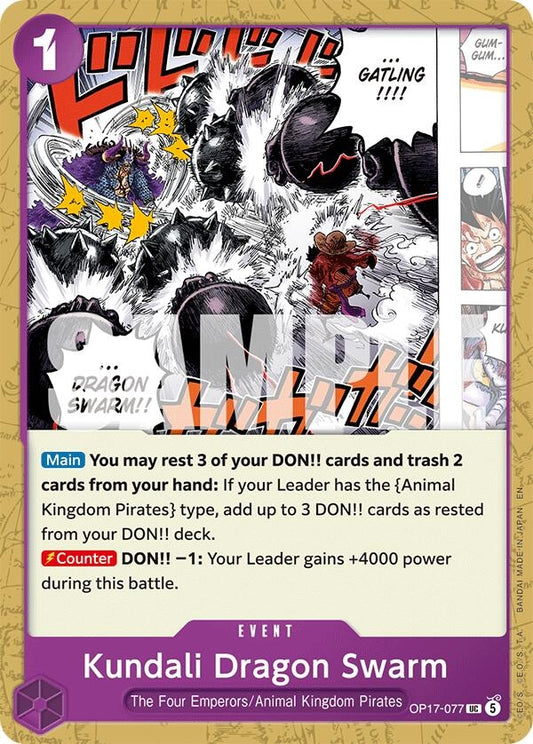 Image for Kundali Dragon Swarm - One Piece Card Game
