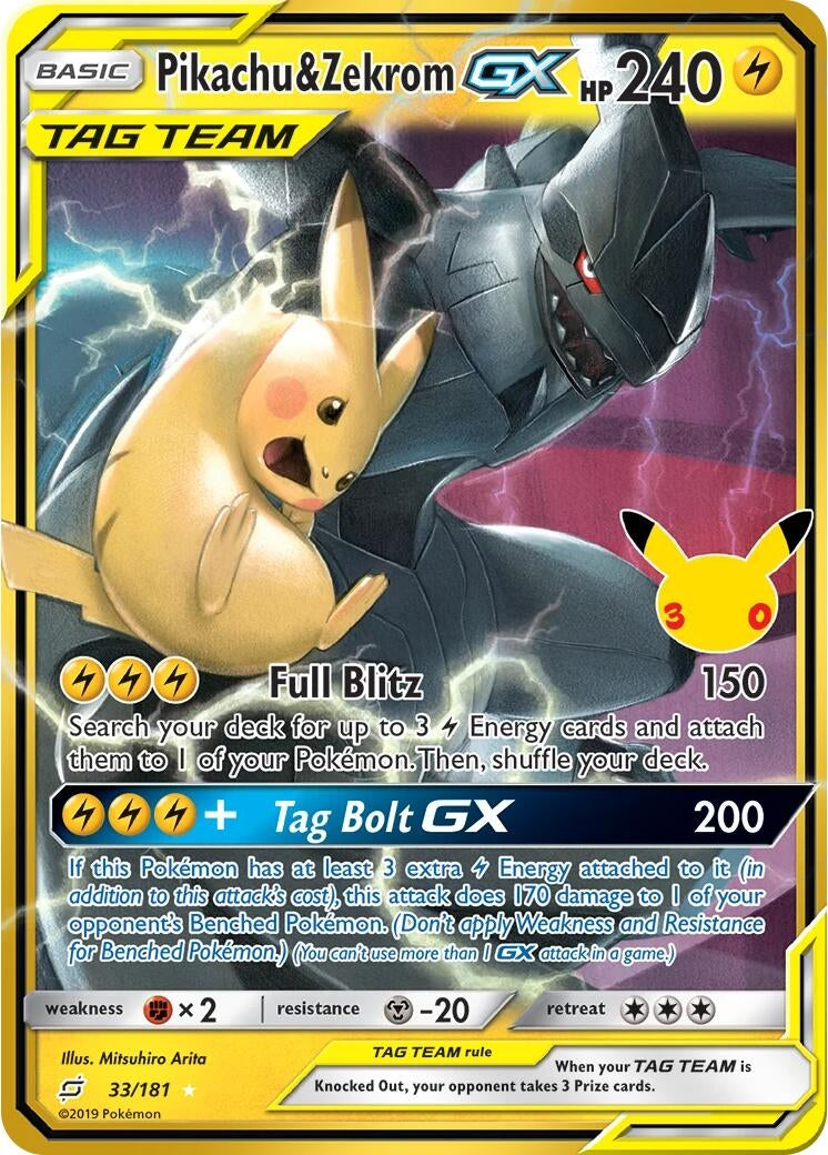 Image for Pikachu & Zekrom GX - Pokemon
