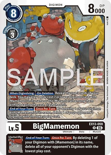 Image for BigMamemon - Digimon Card Game