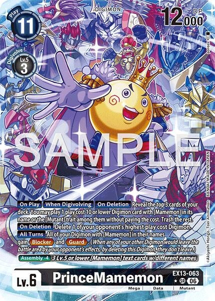 Image for PrinceMamemon (Alternate Art) - Digimon Card Game