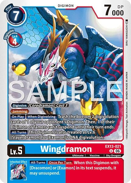 Image for Wingdramon - Digimon Card Game