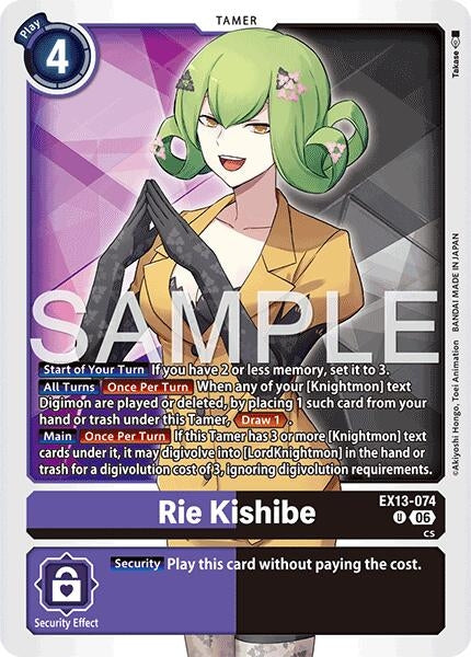 Image for Rie Kishibe - Digimon Card Game