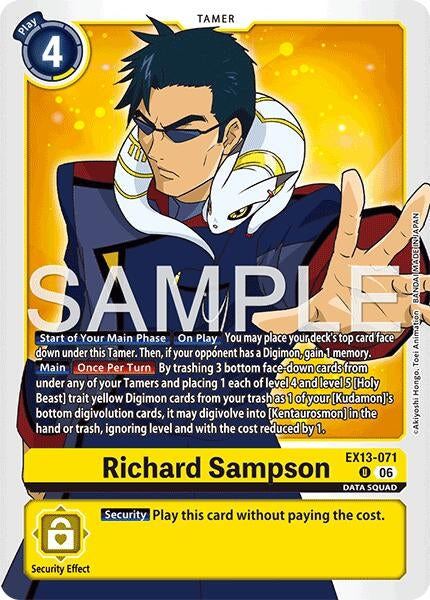 Image for Richard Sampson - Digimon Card Game