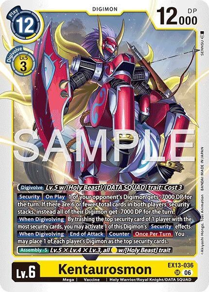 Image for Kentaurosmon - Digimon Card Game