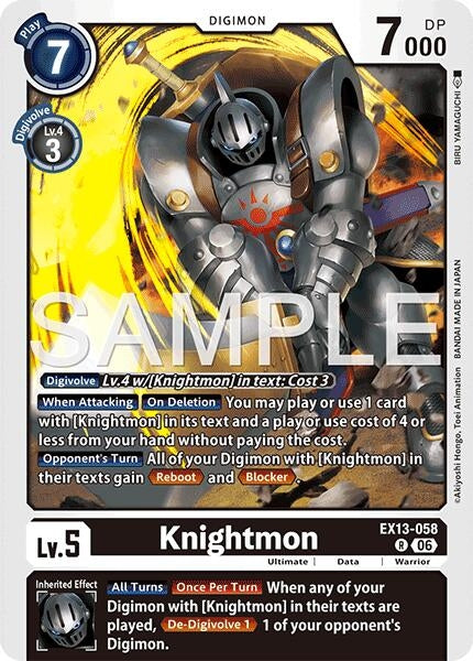 Image for Knightmon - Digimon Card Game