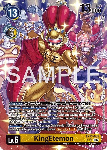 Image for KingEtemon (Alternate Art) - Digimon Card Game