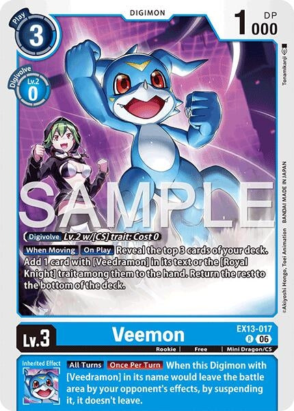 Image for Veemon - Digimon Card Game
